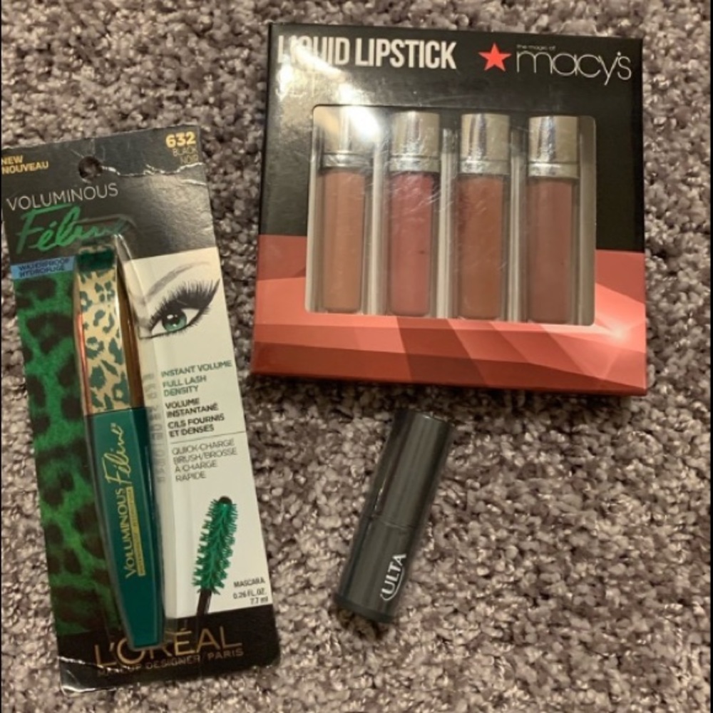 Women’s Makeup Mascara & Lipstick Bundle NWT